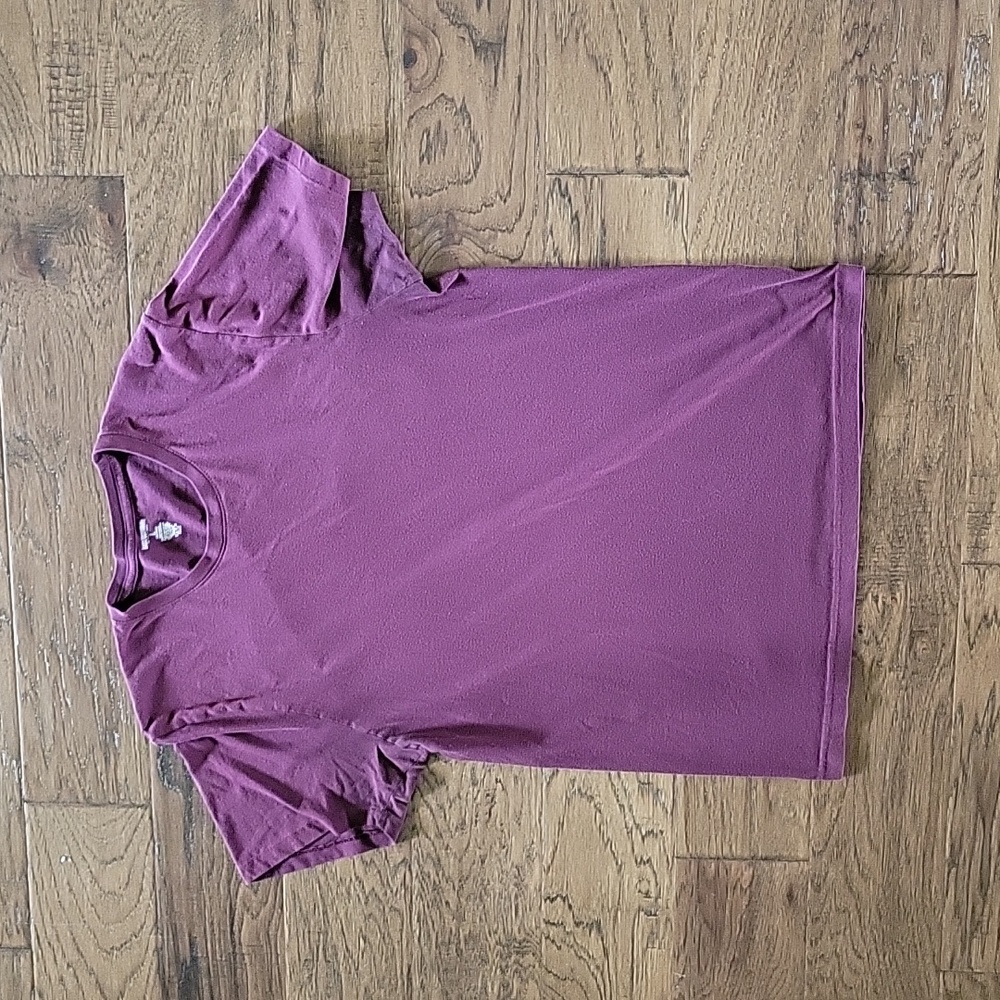 Short sleeve shirt - burgundy